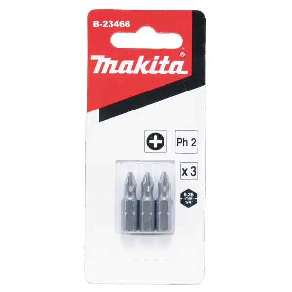 Бита Makita B-23466, PH2, 25 мм