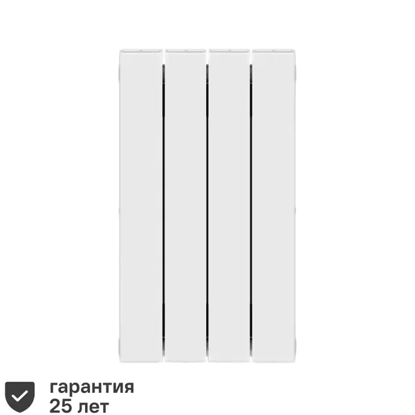Радиатор секционный Rifar Supremo S50004RAL1015 500/90 4 секции боковое подключение биметалл бежевый