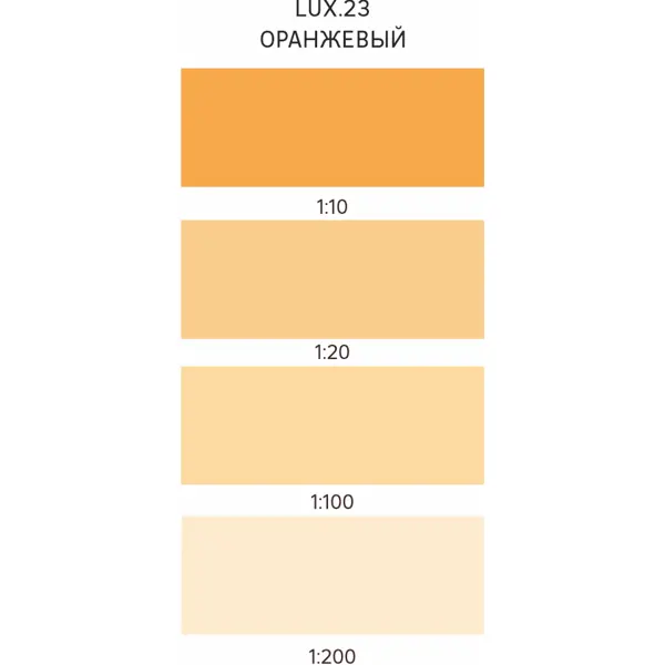Колорант Luxens 900 мл цвет оранжевый