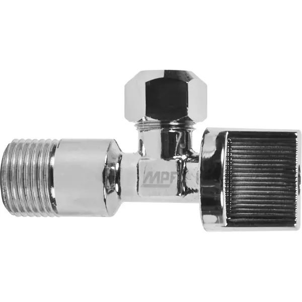 Кран шаровой MPF Light 1/2"x3/8" с отражателем наружная резьба цанга М10