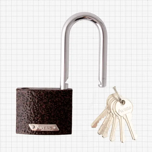 Набор замков навесных Avers PD-01-63-L 6KEYS 3 шт.