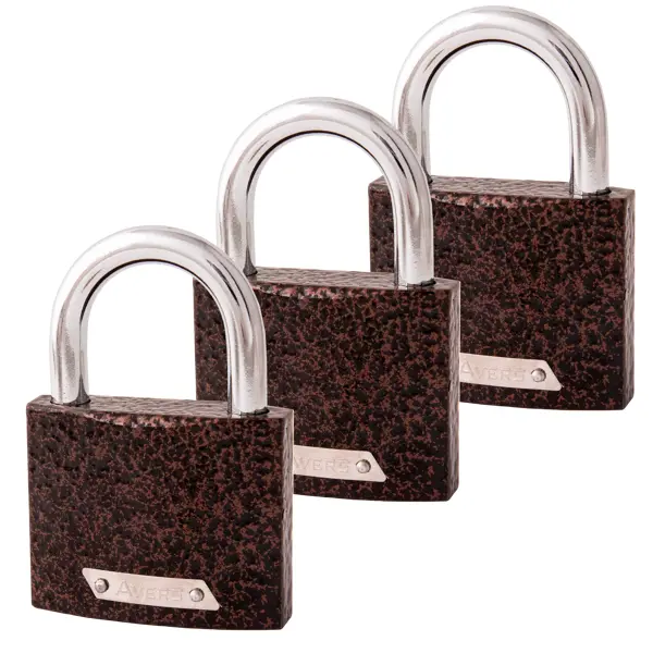 Набор замков навесных Avers PD-01-63 6KEYS 3 шт.
