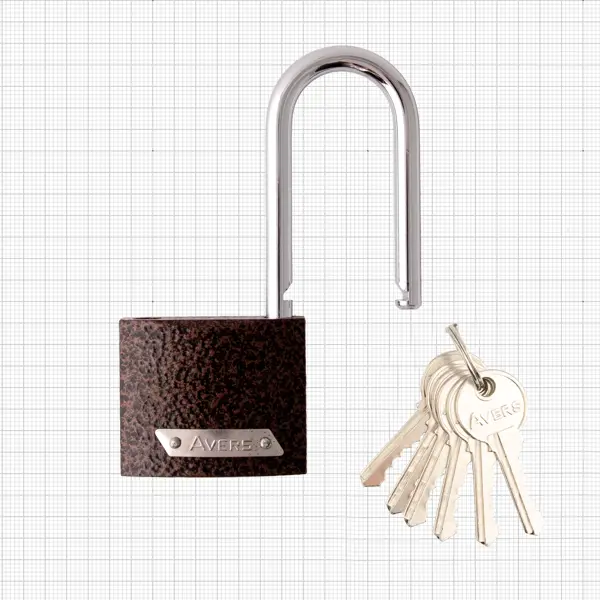 Набор замков навесных Avers PD-01-50-L 6KEYS 3 шт.