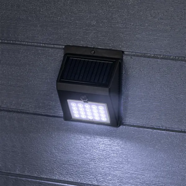 Светильник уличный Duwi «Solar» 12.5 см цвет черный