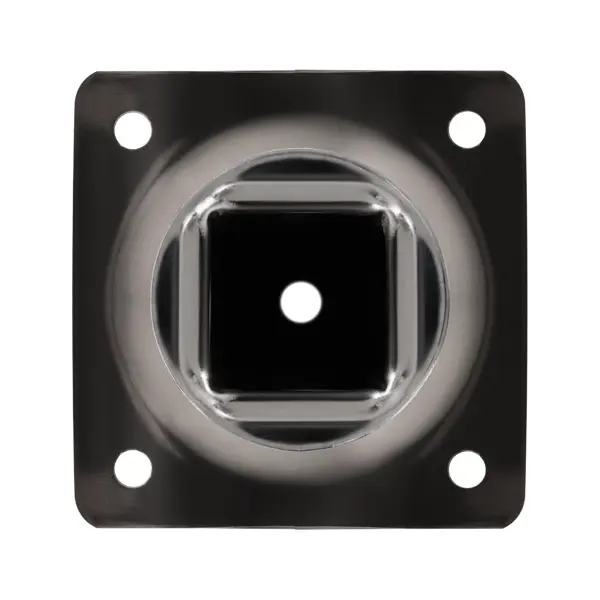 Ножка для мебели круглая 150x25x25 мм сталь бронза