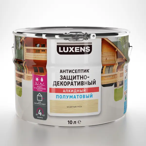 Антисептик Luxens полуматовый прозрачный 10 л