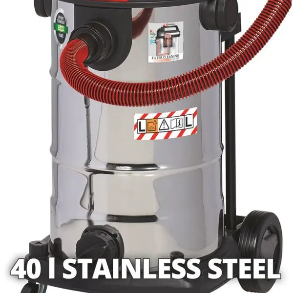 Пылесос строительный Einhell TE-VC 2340 SACL, 1500 Вт, 40 л