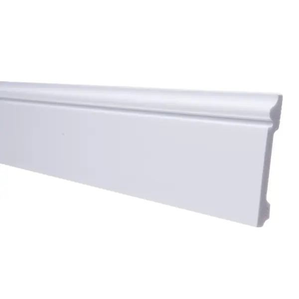 Плинтус полистирол ударопрочный Inspire белый 15x120x2000 мм