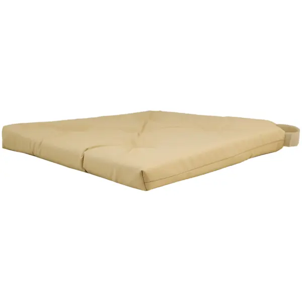 Подушка для стула Linen Way 40/35x40 см цвет бежевый