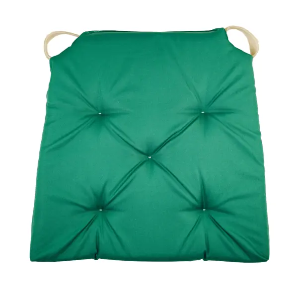 Подушка для стула Linen Way 40/35x40 см цвет зеленый