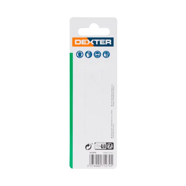 Пилка для электролобзика по дереву Dexter T101BF чистый рез 76 мм, 2 шт.