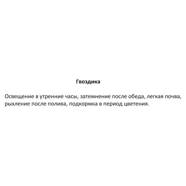 Гвоздика ø10 h20 см