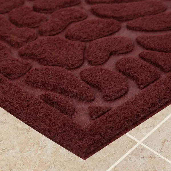 Коврик Inspire HR Lenzo 40x60 см резина цвет бордовый