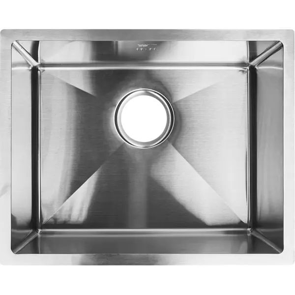 Мойка для кухни врезная М8S Delinia 50x40 см глубина чаши 19.1 см нержавеющая сталь цвет сатин