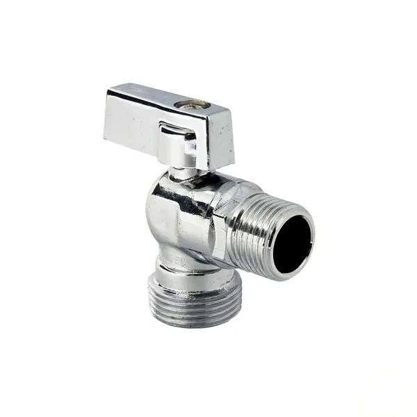 Кран шаровой Valtec угловой 1/2"x3/4" наружная резьба