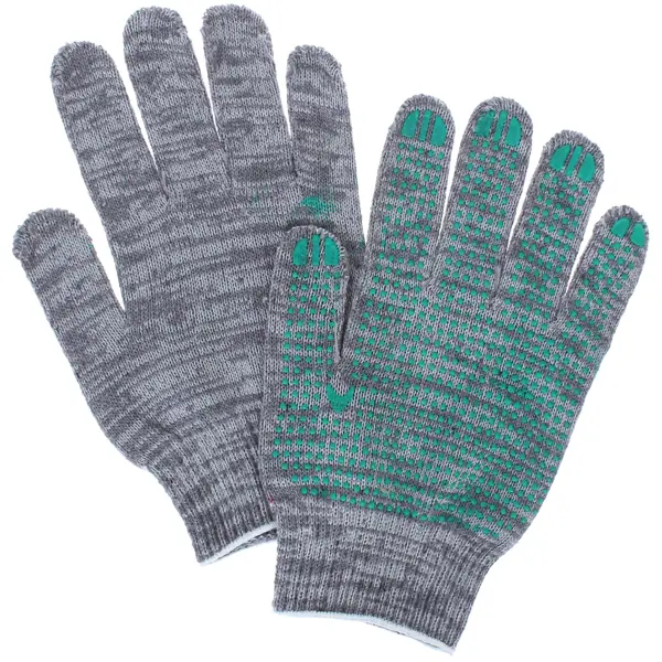 Перчатки хлопчатобумажные с ПВХ 6/XS 67859, 5 пар