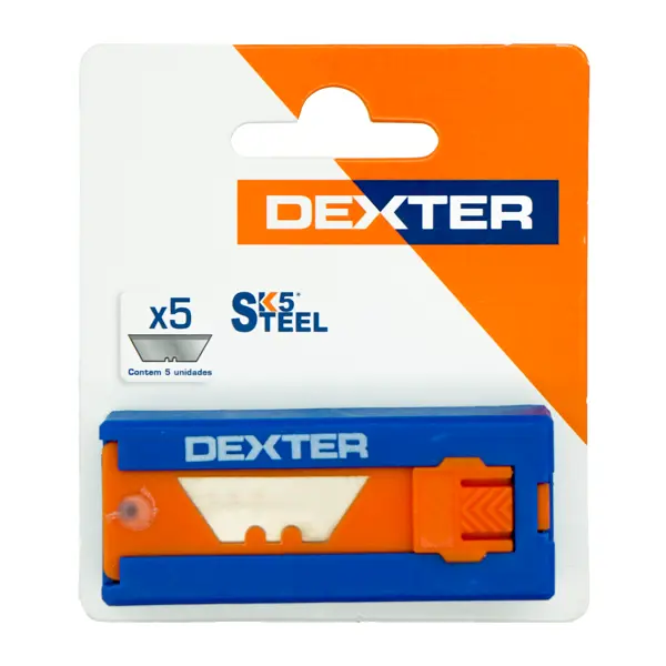 Лезвие трапециевидное Dexter 316-00465 19 мм, 5 шт.
