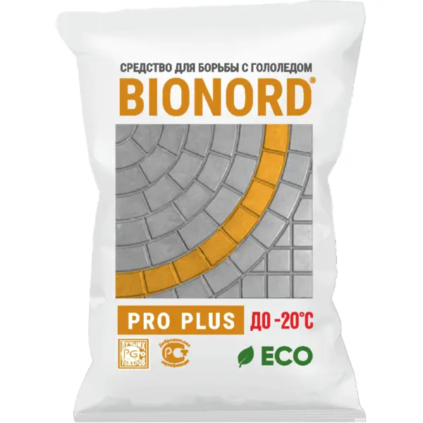Антигололедный реагент Bionord Pro Plus 23 кг