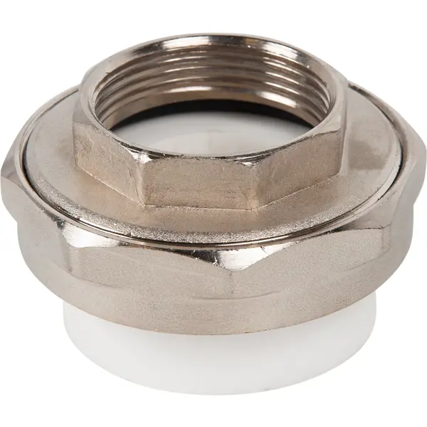 Муфта разъемная Политэк 1 1/2"x50 мм ВР полипропилен Т2200ЕМ2032050
