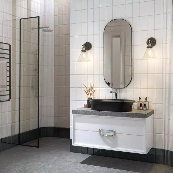Декор карандаш Kerama Marazzi глянцевый 20x1.5 см цвет белый