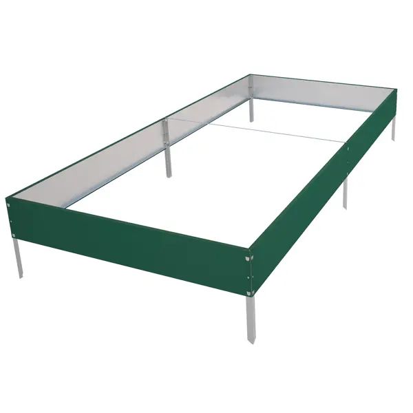 Высокая грядка 100x200 см зеленый