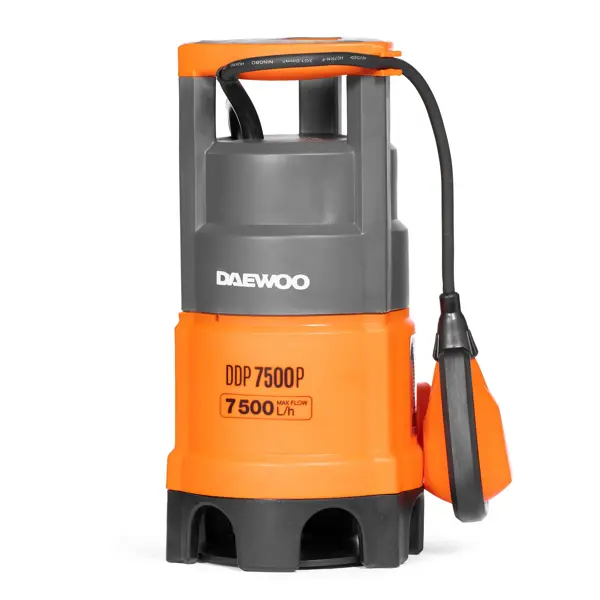 Насос погружной дренажный для грязной воды Daewoo DDP 7500P, 7500 л/ч