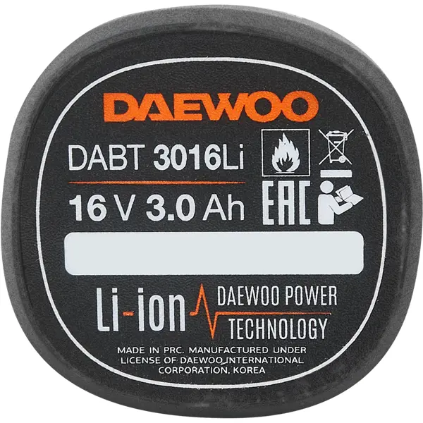 Аккумуляторная батарейка Daewoo DABT 3016Li 16 В