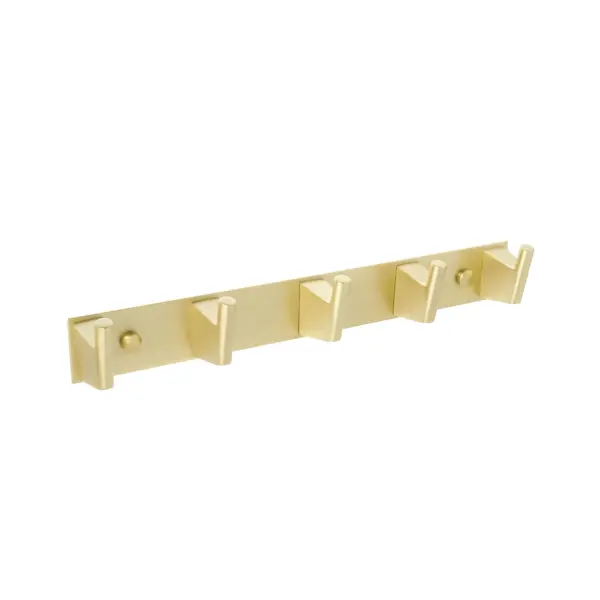 Вешалка Fixsen Trend Gold FX-99005-5, стальная, 5 крючков, цвет золотой