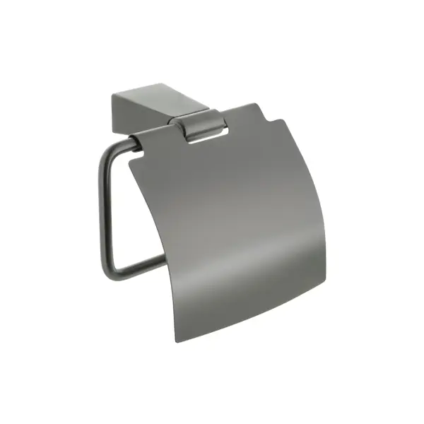 Держатель для туалетной бумаги Fixsen Trend Graphite FX-98010, с крышкой, цвет графит