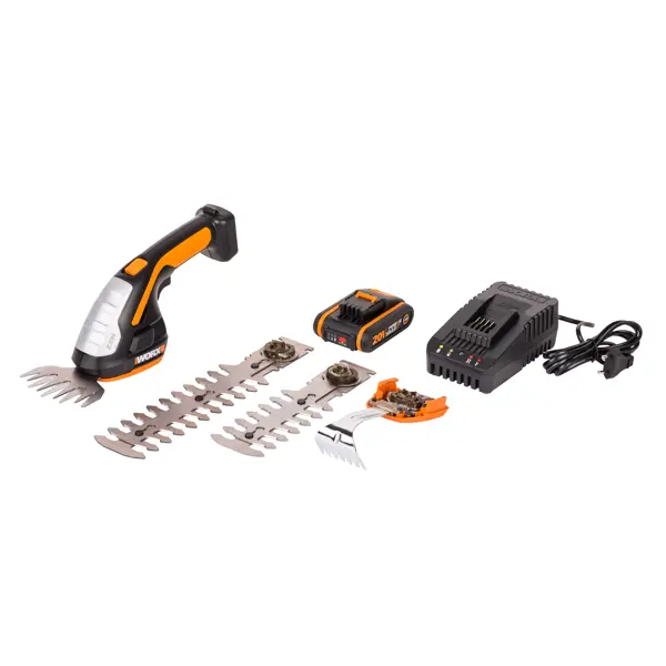 Ножницы аккумуляторные Worx WP808E 20 В 1x2 Ач АКБ и ЗУ входит в комплект