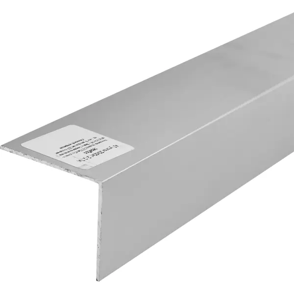 Профиль L-образный алюминий анодированный 30x30x1.2x2700 мм серебро