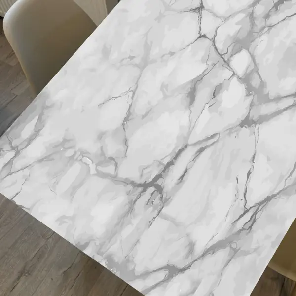 Скатерть Сильвер прямоугольная 60x90 см цвет серо-белый