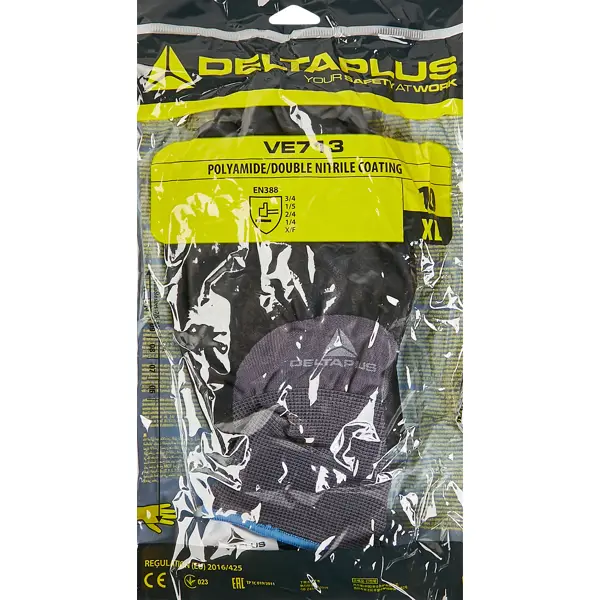 Перчатки трикотажные Delta Plus VE71310 размер 10
