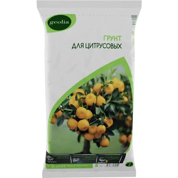 Грунт Geolia для цитрусовых 5 л