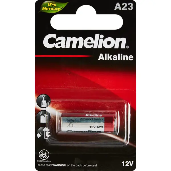 Батарейка Camelion алкалиновая LR 23A BL-1 A23 1 шт.