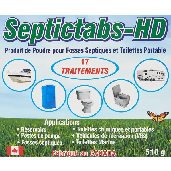 Средство для выгребных ям Septictabs HD 510 гр