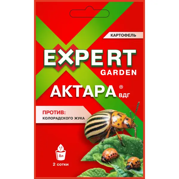 Инсектицид для защита от насекомых Актара гранулы 1.2 г