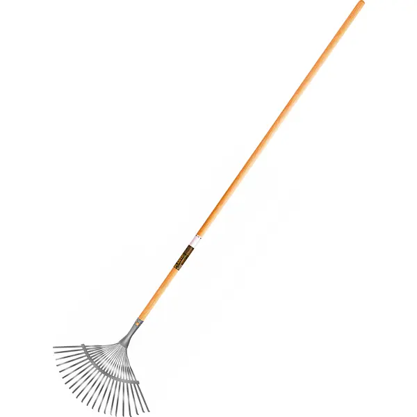 Грабли веерные Fiskars Plantic Pro 22 зуба 173 см сталь с черенком
