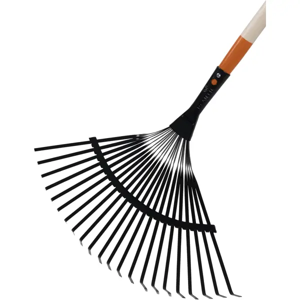 Грабли веерные Fiskars Plantic Terra 22 зуба 174 см сталь с черенком