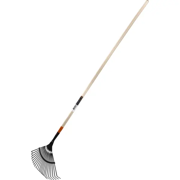 Грабли веерные Fiskars Plantic Terra 22 зуба 174 см сталь с черенком