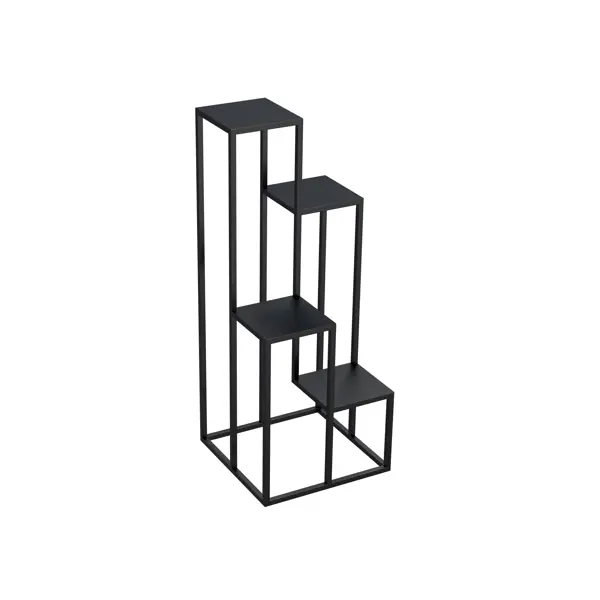 Подставка для цветочного горшка 40x100x40 см 4 полки сталь