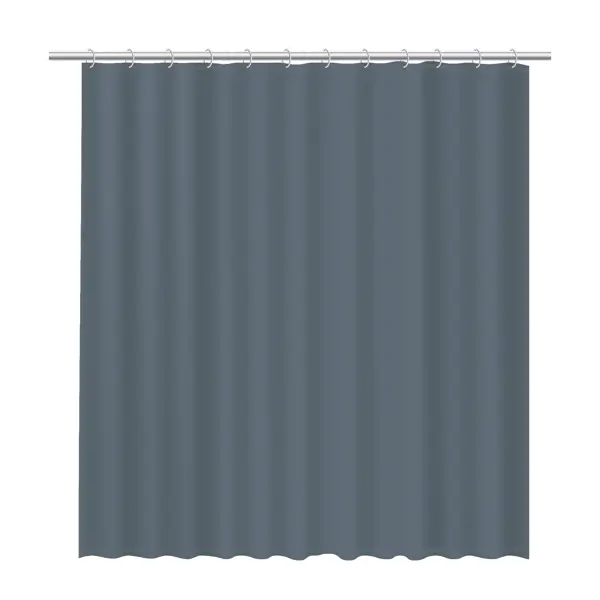 Штора для ванной Fixsen Pride 180x200 см цвет синий