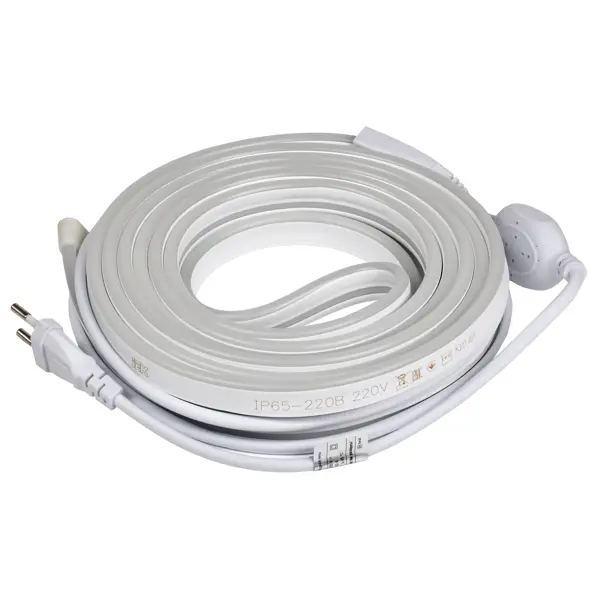 Комплект светодиодной ленты IEK Неон LSR5-2835WW120 120 диод 8 Вт/м 220 В 50 мм IP65 5 м теплый белый свет