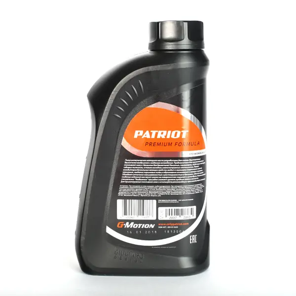 Масло моторное для двухтактных двигателей Patriot G-motion Euro полусинтетическое, 1 л
