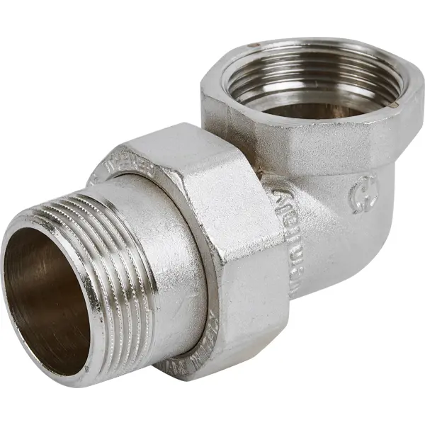 Сгон угловой американка Stout 1 1/4"x1 1/4" ВР-НР латунь
