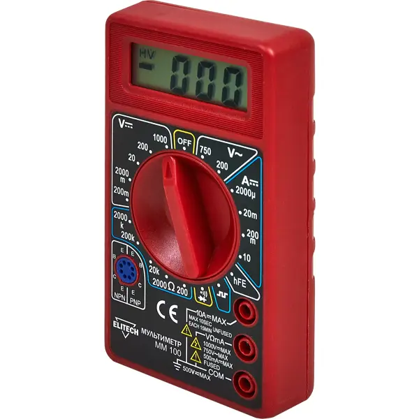 Мультиметр Elitech ММ 100