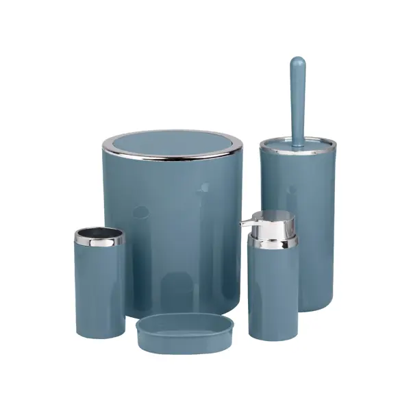 Контейнер для мусора Fixsen Round Blue FX-455-6 5 л пластик цвет синий
