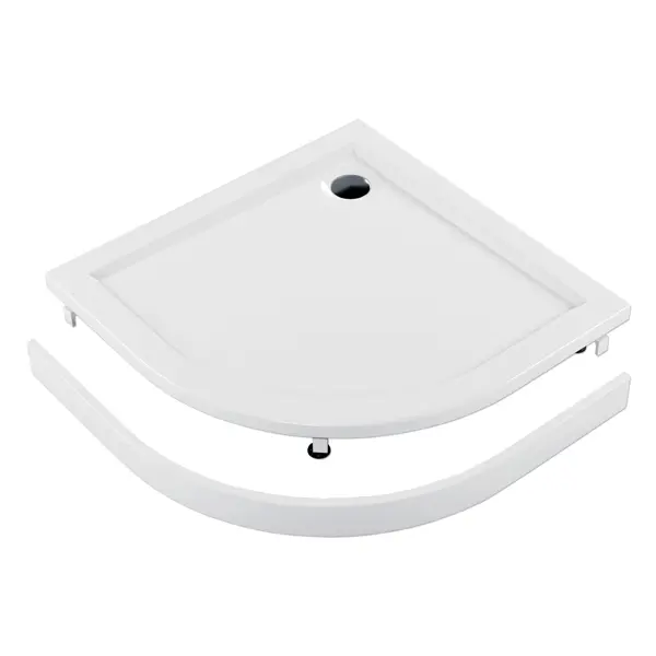 Экран для душевого поддона Metakam Joy 1/4 Круга 80x80 см