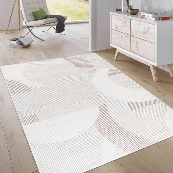 Ковер Kreaforta Breeze 160x230 см полиэстер 6436 цвет бежевый