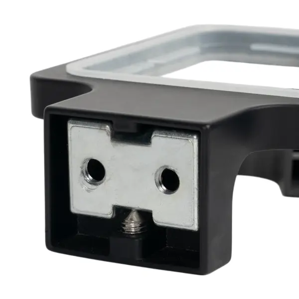 Дозатор для жидкого мыла Swensa Lucid SWR-5400-04-BLK, подвесной, цвет прозрачный/черный